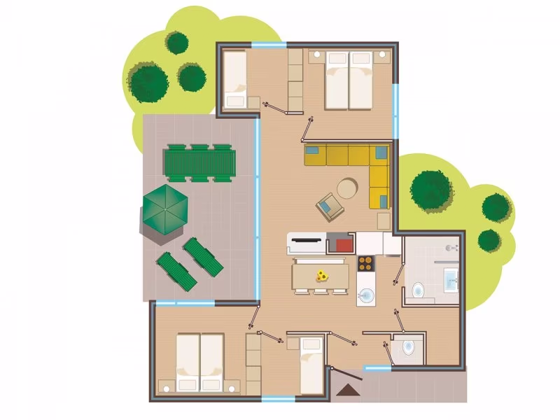 Plattegrond van MD2413