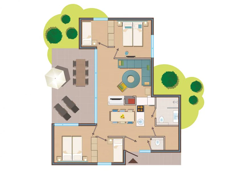 Plattegrond van MD2424