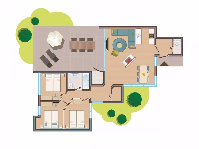 Plattegrond van MD2425