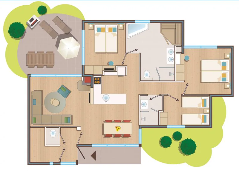 Plattegrond van MD2433