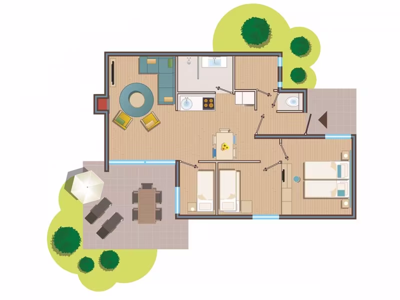 Plattegrond van MD2443