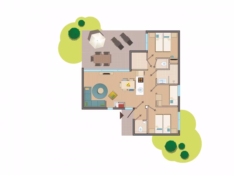 Plattegrond van KV2123