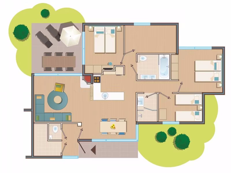 Plattegrond van KV2125