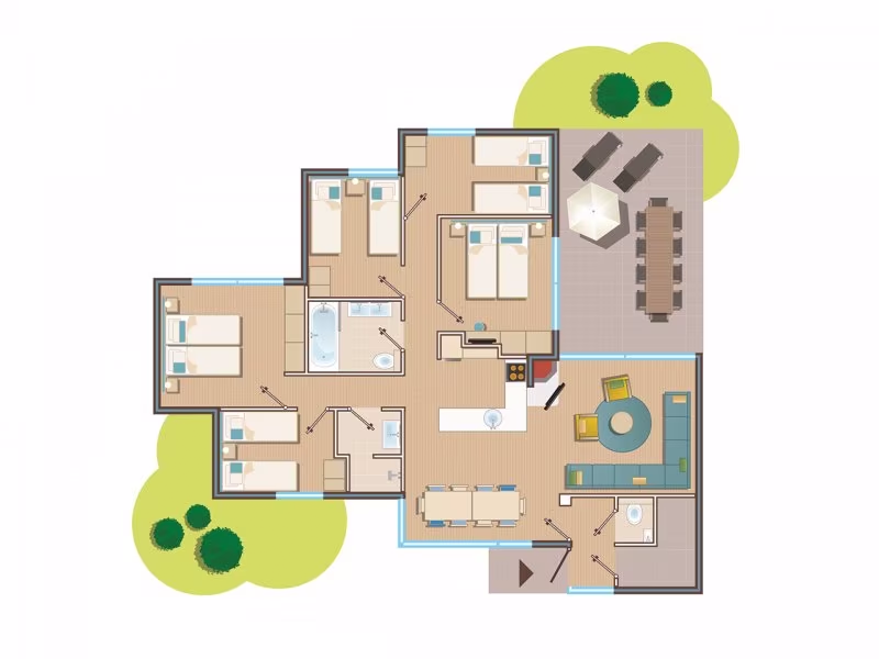 Plattegrond van KV2127