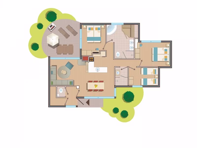 Plattegrond van KV2133