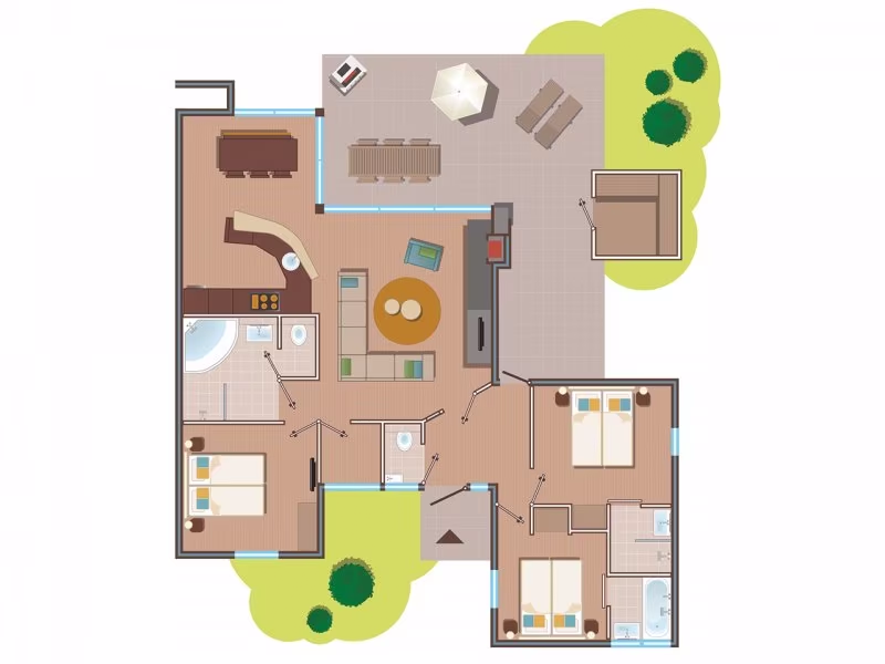 Plattegrond van KV2135