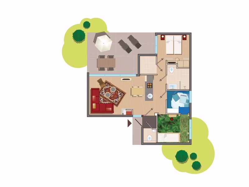 Plattegrond van KV2143