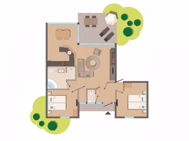 Plattegrond van KV2150