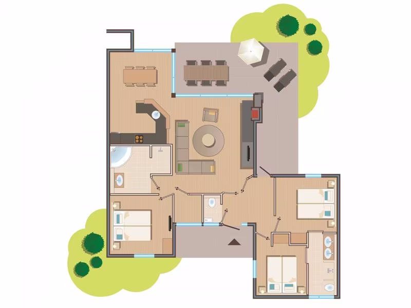 Plattegrond van KV2151