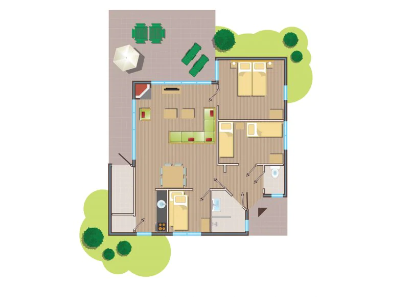 Plattegrond van LH843