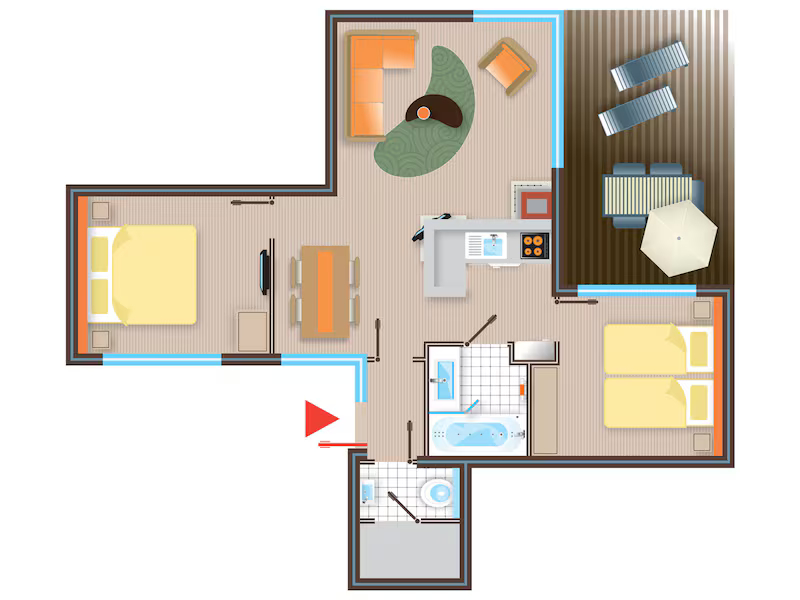 Plattegrond van CH288