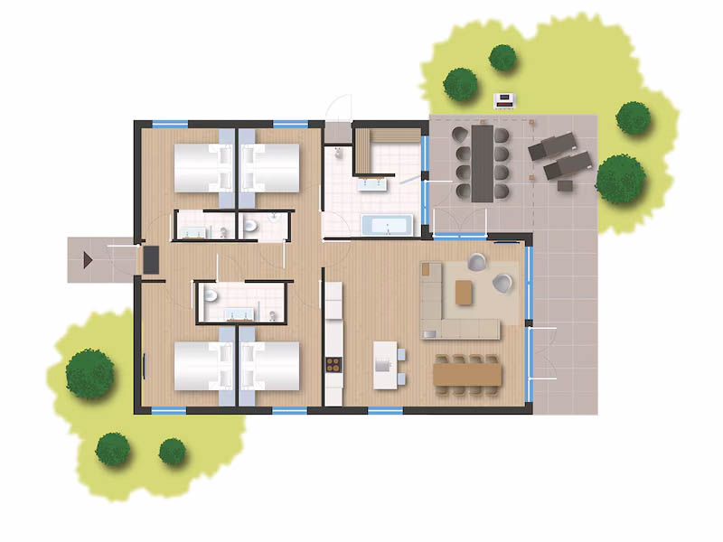 Plattegrond van NO2834