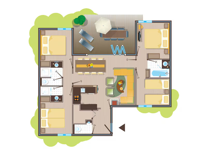 Plattegrond van TF956
