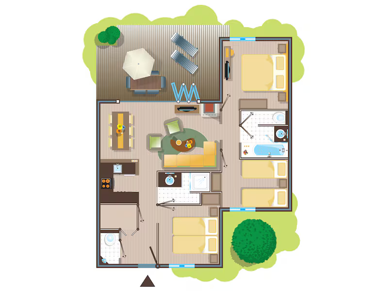 Plattegrond van TF957