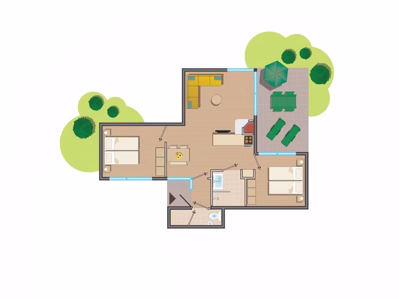 Plattegrond van HB1911