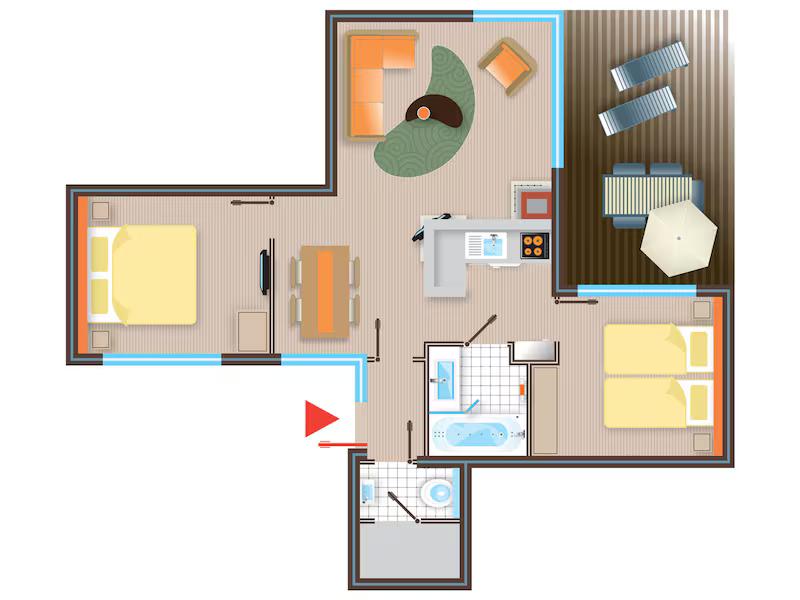 Plattegrond van CH288