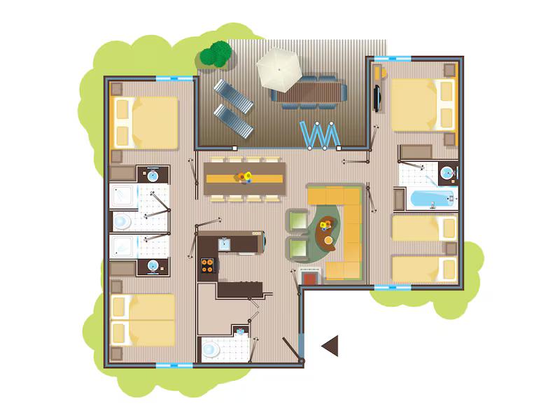 Plattegrond van TF956